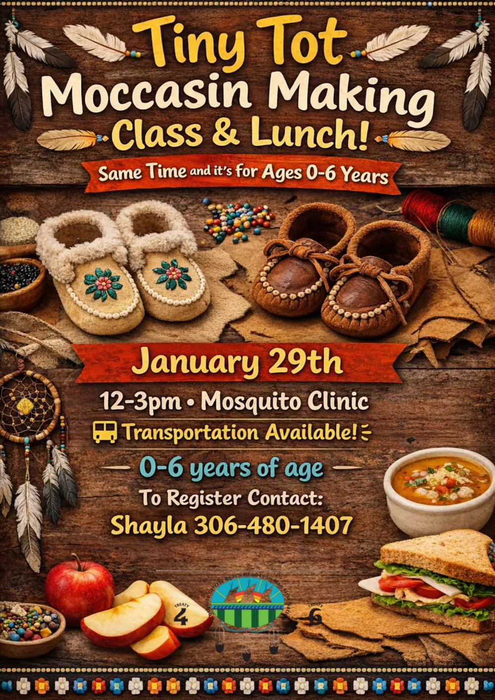 Tiny Tot Moccasin Making
