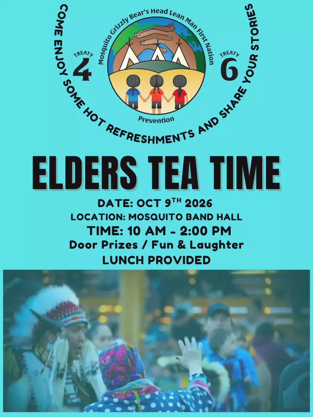 ELDERS TEA TIME — A TIME TO CONNECT, SHARE & ENJOY